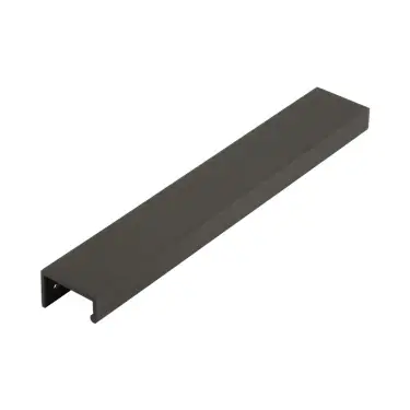 Click Here To Enlarge This Photo Of BUR912DB - Frelan Hardware Burlington 300mm Dark Bronze Angled Edge Pull