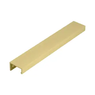 BUR912SB - Frelan Hardware Burlington 300mm Satin Brass Angled Edge Pull