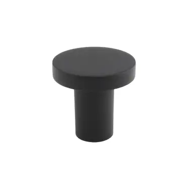 Click Here To Enlarge This Photo Of FTD348AMB - Carlisle Brass Fingertip Design Circular Cupboard Knob Black 26mm
