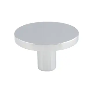 FTD348BPC - Carlisle Brass Fingertip Design Circular Cupboard Knob Polished Chrome 41mm