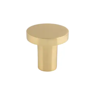 Click Here To Enlarge This Photo Of FTD348ASB - Carlisle Brass Fingertip Design Circular Cupboard Knob Satin Brass 26mm