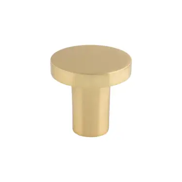 Click Here To Enlarge This Photo Of FTD348ASB - Carlisle Brass Fingertip Design Circular Cupboard Knob Satin Brass 26mm