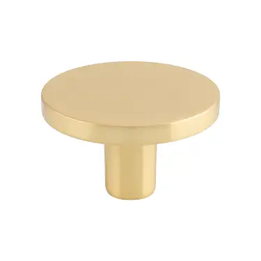 Click Here To Enlarge This Photo Of FTD348BSB - Carlisle Brass Fingertip Design Circular Cupboard Knob Satin Brass 41mm