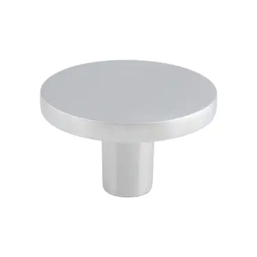 Click Here To Enlarge This Photo Of FTD348BSC - Carlisle Brass Fingertip Design Circular Cupboard Knob Satin Chrome 41mm