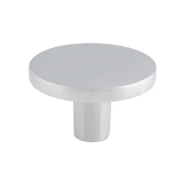 Click Here To Enlarge This Photo Of FTD348BSC - Carlisle Brass Fingertip Design Circular Cupboard Knob Satin Chrome 41mm
