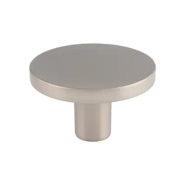 Click Here To Enlarge This Photo Of FTD348BSN - Carlisle Brass Fingertip Design Circular Cupboard Knob Satin Nickel 41mm