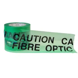 FIBREOT ProSolve Underground Warning Tape - Fibre Optic Cable (Green)