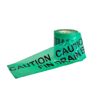 FINDRAINT ProSolve Underground Warning Tape - Fin Drain (Green)
