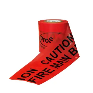 FIREMAINT ProSolve Underground Warning Tape - Fire Main (Red)