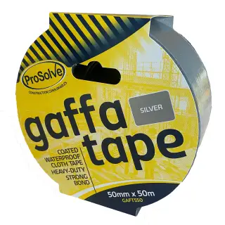 GAFTS50 ProSolve Gaffa Tape Silver 50mm x 50m