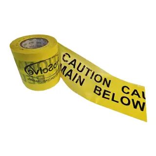 GAST ProSolve Underground Warning Tape - Gas Main (Yellow)