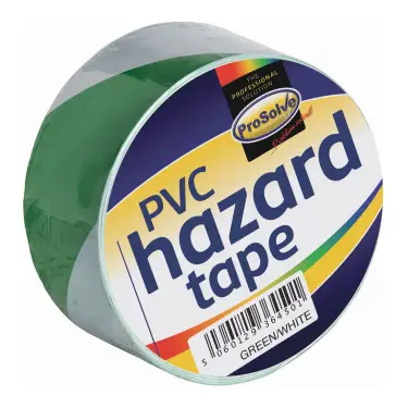 Click Here To Enlarge This Photo Of SAFTGW2 ProSolve PVC Builders Tape 2" Green/White