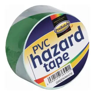 SAFTGW2 ProSolve PVC Builders Tape 2" Green/White