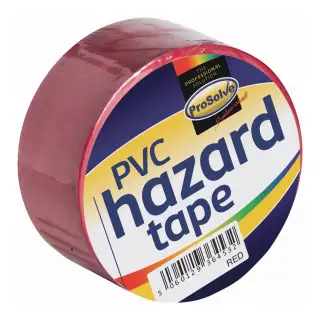 SAFTR2 ProSolve PVC Builders Tape 2" Red