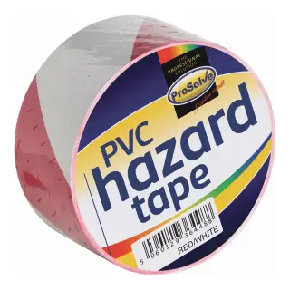 SAFTRW2 ProSolve PVC Builders Tape 2" Red/White