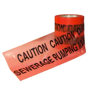 SEWERPUMPT ProSolve Underground Warning Tape - Sewerage Pumping Main 150mm x 365m