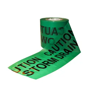 STORMDT ProSolve Underground Warning Tape - Storm Drain (Green) 150mm x 365m