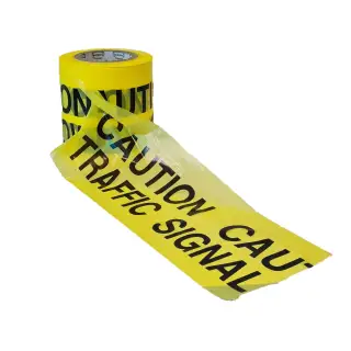 TRAFFICT ProSolve Underground Warning Tape - Traffic Signal (Yellow) 150mm x 365m