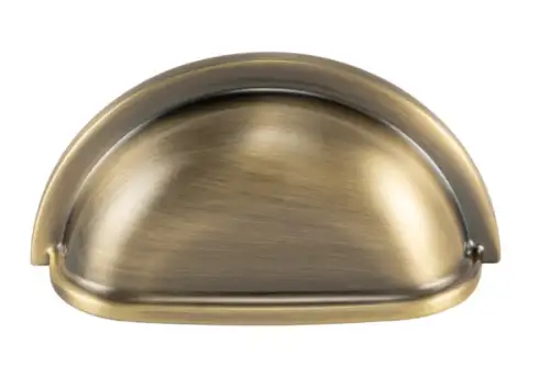 Click Here To Enlarge This Photo Of Eclipse 95653 Traditional Style Cup Pull 76mm - Antique Brass