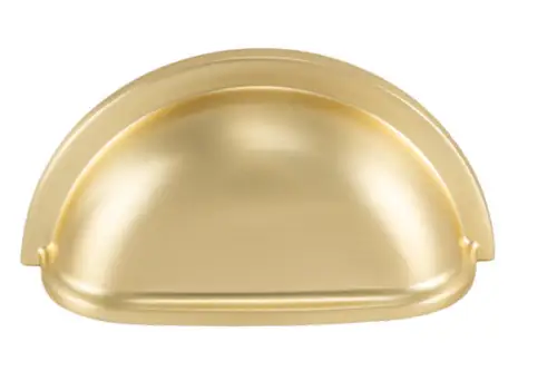 Click Here To Enlarge This Photo Of Eclipse 95654 Traditional Style Cup Pull 76mm - Satin Brass