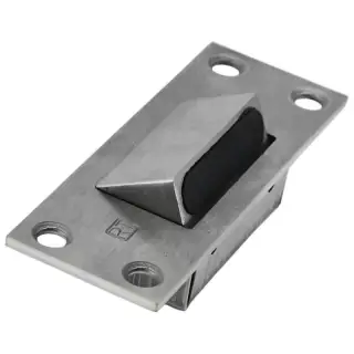 H131-105 Royde & Tucker Emergency Release Door Stop - Satin Stainless Steel