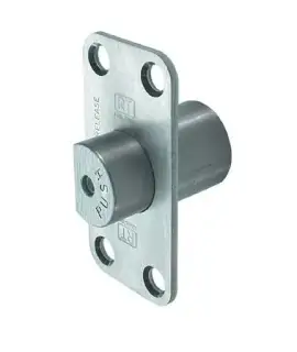 H131-106 Royde & Tucker Emergency Release Door Stop with Holdback - Satin Stainless Steel