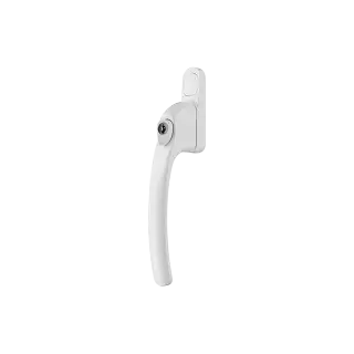 AR720-7/040 HOPPE Inline Locking Espagnolette Handle - White (50028115)