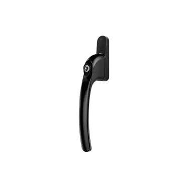Click Here To Enlarge This Photo Of AR720-7/040 HOPPE Inline Locking Espagnolette Handle - Black (50028121)