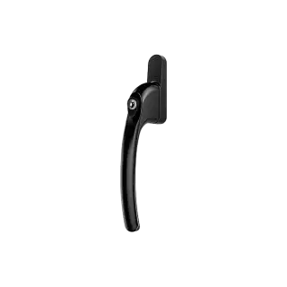 AR720-7/040 HOPPE Inline Locking Espagnolette Handle - Black (50028121)