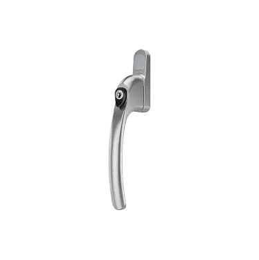 Click Here To Enlarge This Photo Of AR720-7/040 HOPPE Inline Locking Espagnolette Handle - Silver (50028145)