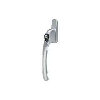 AR720-7/040 HOPPE Inline Locking Espagnolette Handle - Satin Chrome (50028467)