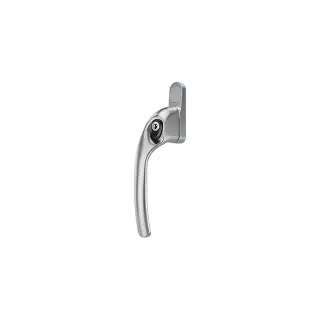 AR722-7/040 HOPPE Offset Left Hand Locking Espagnolette Handle - Silver (50028054)