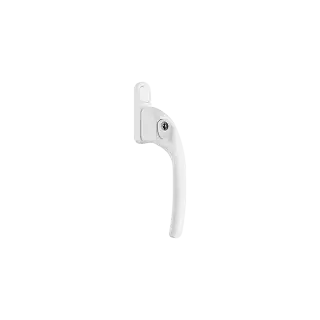 AR722-7/040 HOPPE Offset Right Hand Locking Espagnolette Handle - White (50028066)