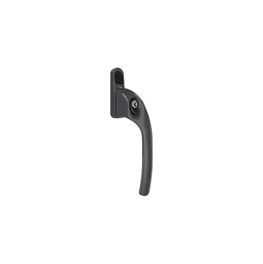 Click Here To Enlarge This Photo Of AR722-7/040 HOPPE Offset Right Hand Locking Espagnolette Handle - Anthracite Grey (50028947)