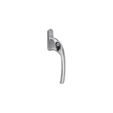 Click Here To Enlarge This Photo Of AR722-7/040 HOPPE Offset Right Hand Locking Espagnolette Handle - Silver (50028085)