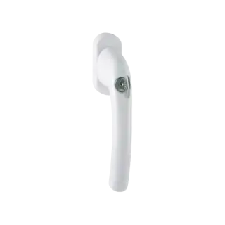 0710S/U26 TBT1 HOPPE Tokyo Lockable Tilt & Turn Window Handle with TBT1 Operation - White (1958835)