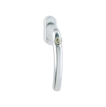 Click Here To Enlarge This Photo Of 0710S/U26 TBT1 HOPPE Tokyo Lockable Tilt & Turn Window Handle with TBT1 Operation - Silver (1958641)
