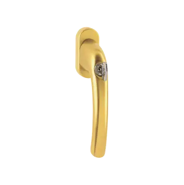 Click Here To Enlarge This Photo Of 0710S/U26 HOPPE Tokyo Lockable Tilt & Turn Window Handle - Gold (1966157)