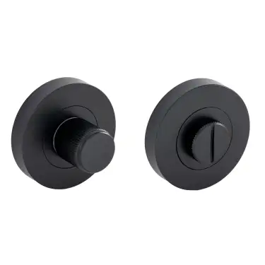 Click Here To Enlarge This Photo Of Eclipse 63291 Matt Black Linear Thumbturn & Release on Round Rose (Insignia Range)