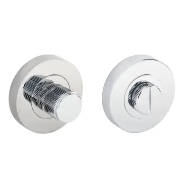 Click Here To Enlarge This Photo Of Eclipse 63290 Polished Chrome Linear Thumbturn & Release on Round Rose (Insignia Range)
