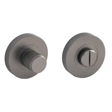 Click Here To Enlarge This Photo Of Eclipse 63286 Dark Bronze Knurled Thumbturn & Release on Round Rose (Insignia Range)