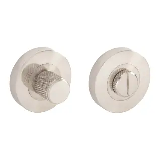 Eclipse 63282 Satin Nickel Knurled Thumbturn & Release on Round Rose (Insignia Range)