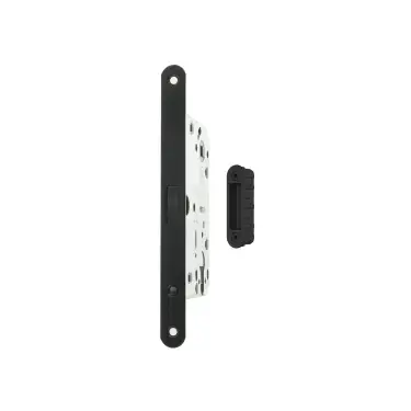 Click Here To Enlarge This Photo Of AGB2XTE50MB-ALU - AGB Polaris 2XT Magnetic Latch/Euro Profile Sashlock (50mm backset) with strike plates for ALU doors - Matt Black
