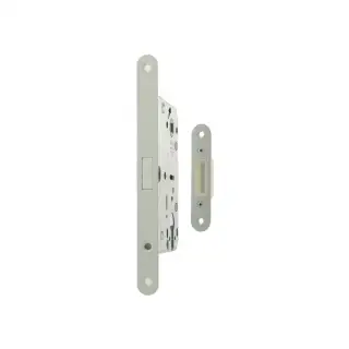AGB2XTE50WH - AGB Polaris 2XT Magnetic Latch/Euro Profile Sashlock (50mm backset) - White