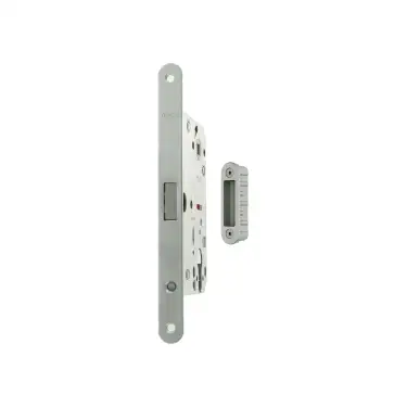 Click Here To Enlarge This Photo Of AGB2XTESC-ALU - AGB Polaris 2XT Magnetic Latch/Euro Profile Sashlock (60mm backset) with strike plates for ALU doors - Satin Chrome
