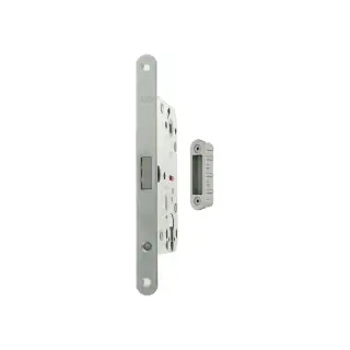 AGB2XTESC-ALU - AGB Polaris 2XT Magnetic Latch/Euro Profile Sashlock (60mm backset) with strike plates for ALU doors - Satin Chrome