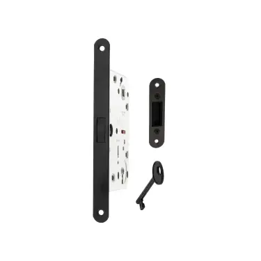 Click Here To Enlarge This Photo Of AGB2XTLK50MB - AGB Polaris 2XT Magnetic Latch/Key Sashlock (50mm backset) - Matt Black