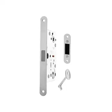 Click Here To Enlarge This Photo Of AGB2XTLK50WH - AGB Polaris 2XT Magnetic Latch/Key Sashlock (50mm backset) - White