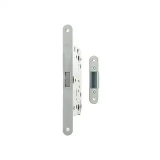 AGB2XTWC50SC - AGB Polaris 2XT Magnetic Latch/Bathroom Lock (50mm backset) - Satin Chrome