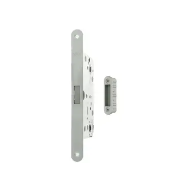 Click Here To Enlarge This Photo Of AGB2XTWC50SC-ALU - AGB Polaris 2XT Magnetic Latch/Bathroom Lock (50mm backset) with strike plates for ALU doors - Satin Chrome